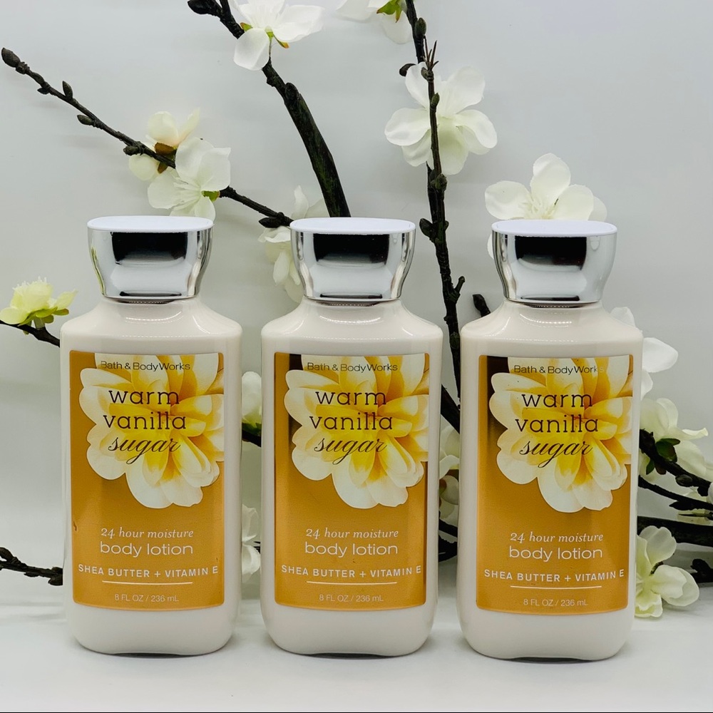 Bath & Body Works Warm Vanilla Sugar Lotion 3-Pack